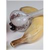 Image 3 : 7pc Art Glass Fruit Figurines