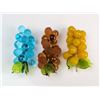 Image 2 : 3pc Art Glass Grape Clusters