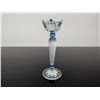 Image 3 : Swarovski Crystal Blue Flower Candleholder