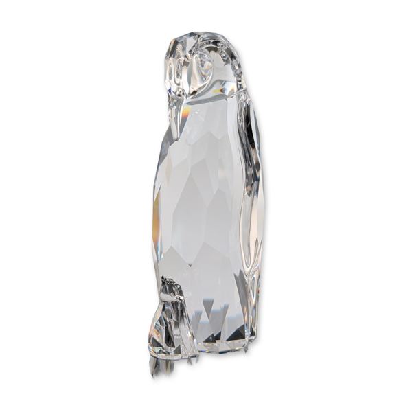 Swarovski Crystal Mother Penguin and Baby Figurine