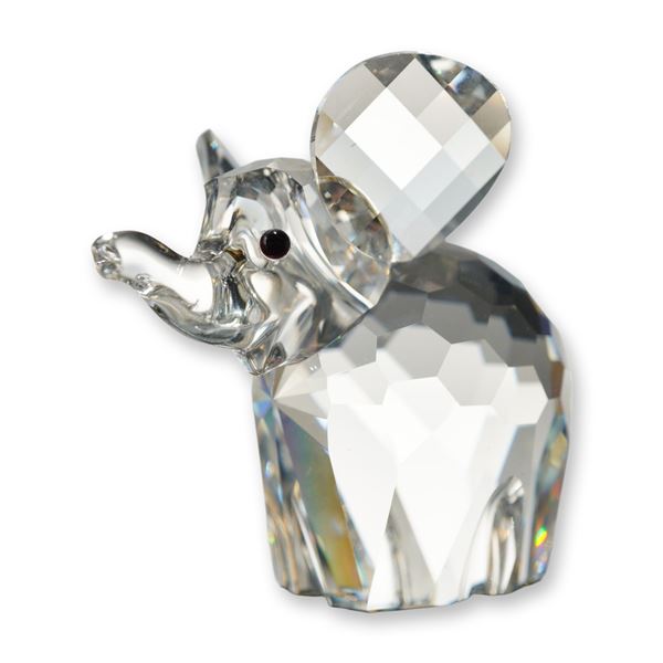 Swarovski Crystal Small Baby Elephant Figurine