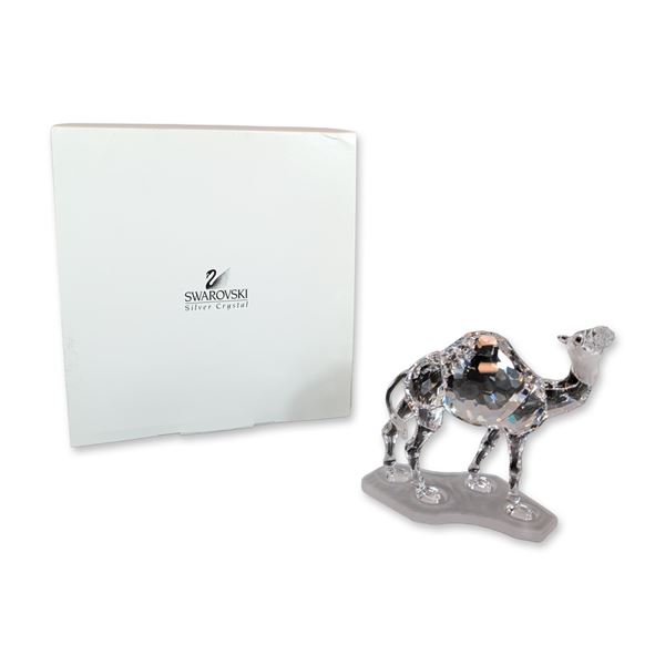 Swarovski Silver Crystal Camel Figurine