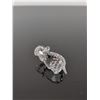 Image 3 : Swarovski Silver Crystal Figurine, Small Hippopotamus