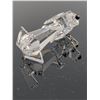 Image 3 : Swarovski Silver Crystal Tall Pluto Dog Figurine