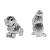 Image 1 : Pair of Swarovski Crystal Animal Figurines