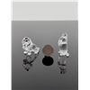 Image 5 : Pair of Swarovski Crystal Animal Figurines