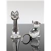 Image 2 : Two Swarovski Silver Crystal Cat Figurines
