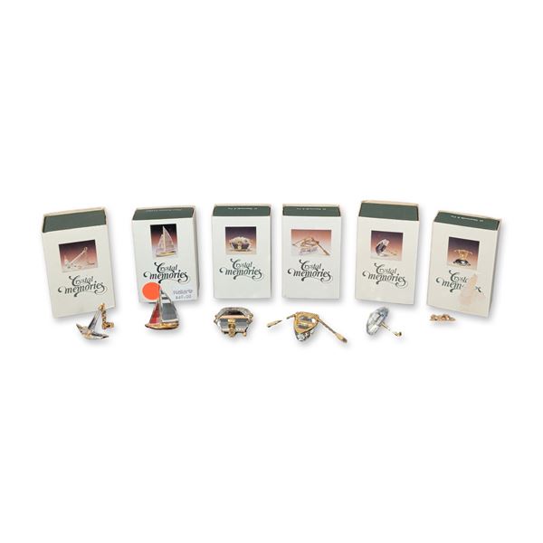 6pc Swarovski Crystal Memories Figurines