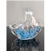 Image 2 : 2pc Mikasa Belle Epoque Bowl and Frosted Glass Basket