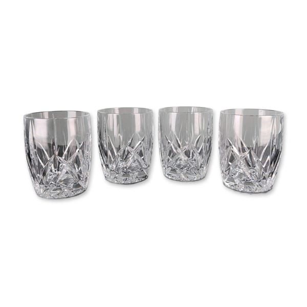 4pc Marquis by Waterford Brookside Double Old Fashioned Glass