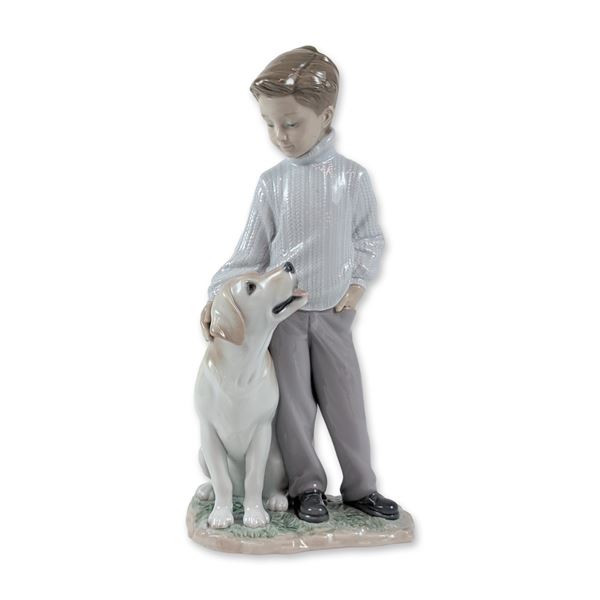 Lladro My Loyal Friend Porcelain Figurine
