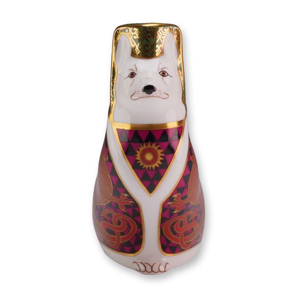 Royal Crown Derby English Bone China Figurine, National Dogs Corgi