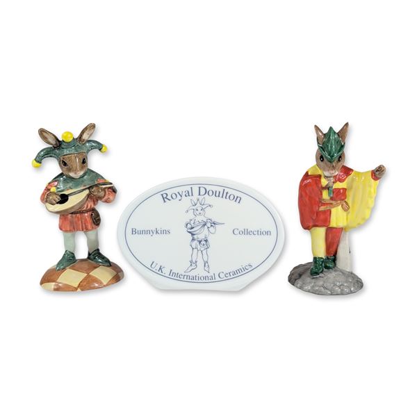 3pc Royal Doulton English Bunnykins Figurines