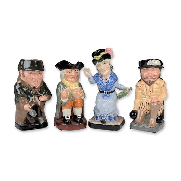 4pc Royal Doulton and Kevin Francis Toby Jugs
