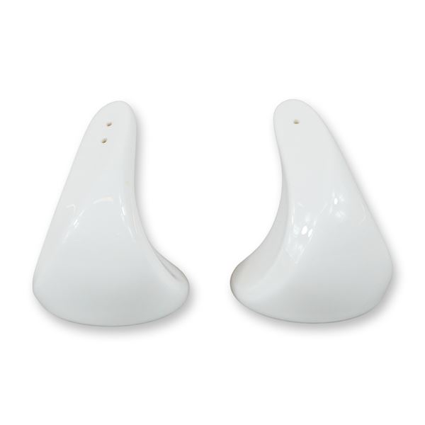 A Pair of Wedgwood Hotelware Salt and Pepper Shakers