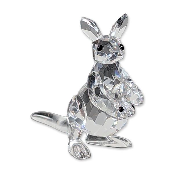 Swarovski Crystal Kangaroo with Joey Figurine