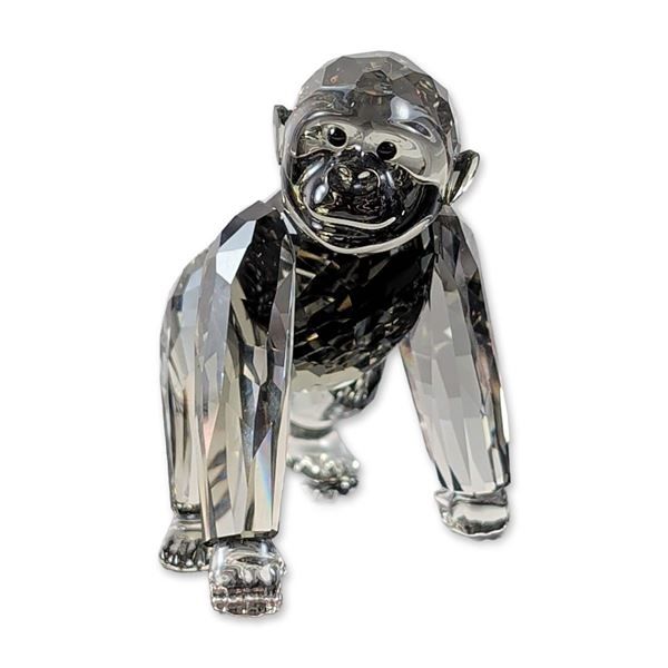 Swarovski SCS 2009 Gorilla Cub Crystal Figurine