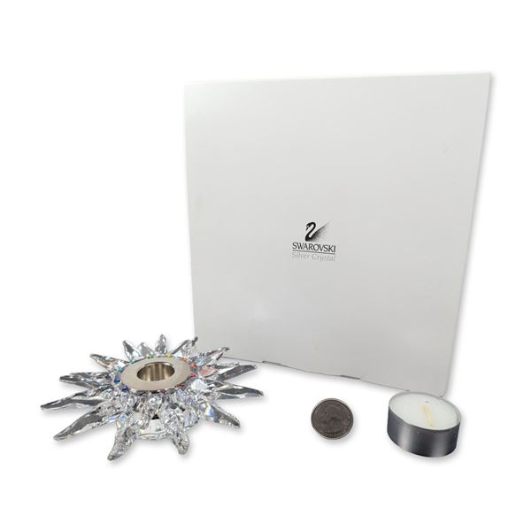 Swarovski Solaris Crystal Tea Light Candle Holder