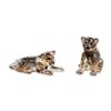 Image 1 : 2pc Swarovski SCS 2010 Amur Leopard Cubs