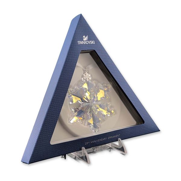 Swarovski 25th Anniversary Crystal Snowflake Ornament