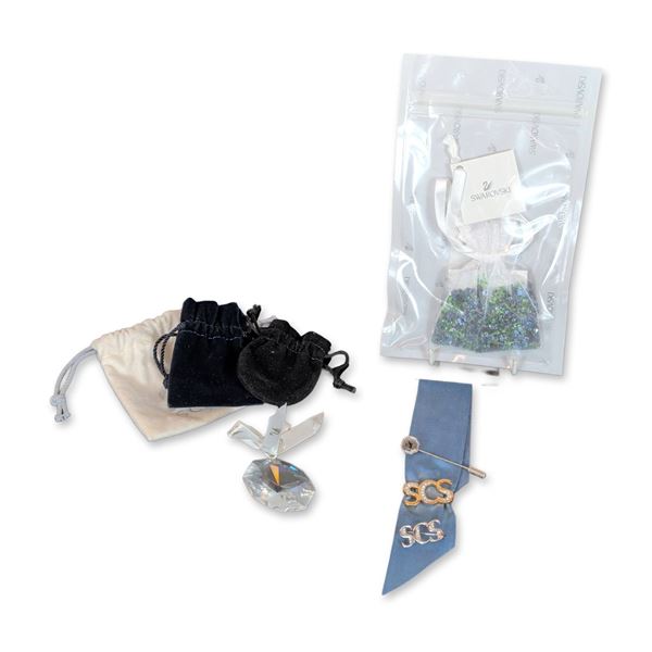 5pc Swarovski Crystal Society SCS Pins and Crystals