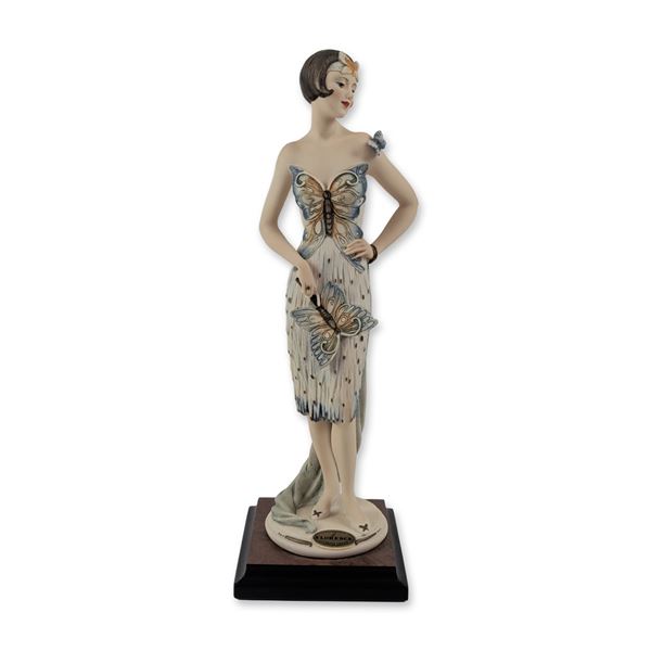Giuseppe Armani Nanette Butterfly Cold Cast Porcelain Figurine