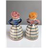 Image 2 : Pair of Spanish Hand Painted Ceramic Figural Bells
