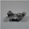 Image 3 : 2pc Figural Dog Bottle Stopper and Rawcliffe Pewter Miniature Figurine by P. Davis