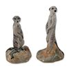 Image 1 : 2pc John Beswick Ceramic Meerkat Figurines