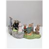 Image 2 : Royal Doulton Bunnykins Robin Hood Figurine Complete Set
