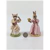 Image 4 : 2pc Royal Doulton Bunnykins Porcelain Figurines