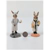 Image 4 : Pair of Royal Doulton Bunnykins Porcelain Figurines