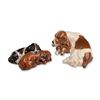 Image 1 : 2pc Royal Doulton Porcelain Spaniel Figurines