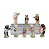 Image 1 : 8pc Beswick Pig Promenade Figurine Set