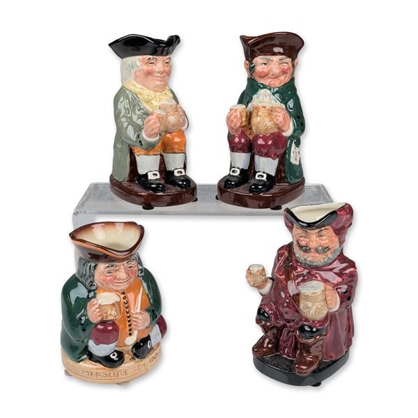 4pc Royal Doulton Toby Jugs