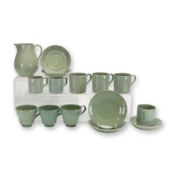 Collection of Wedgwood Celadon Green Earthenware Tableware