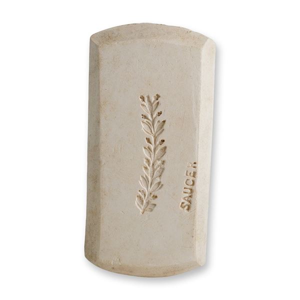 Wedgwood Ceramic Intaglio Sprig Mold Foliate Block