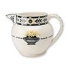 Image 1 : Wedgwood The Etruria Black Laurel Pattern Queen's Ware Cream Jug ca. 1930