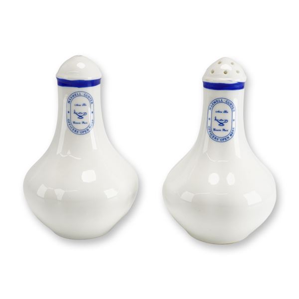 2pc Wedgwood Hotelware Maxwell-Gunter Air Force Base Salt and Pepper Shakers