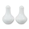 Image 1 : A Pair of Wedgwood Hotelware White Ceramic Salt and Pepper Shakers