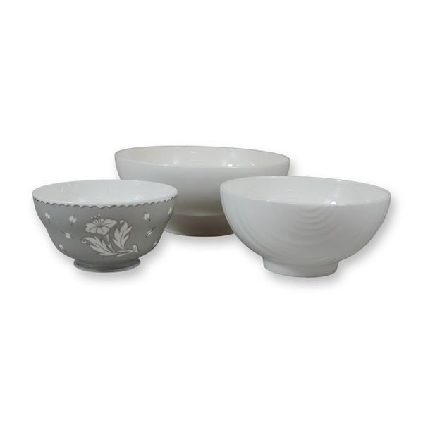 3pc Wedgwood Bone China Bowls