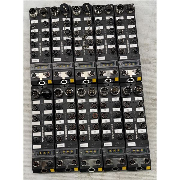 Lot of (10) Turck #TBEN-LG-16DIP/6814065 Multiprotocol Remote I/O Blocks