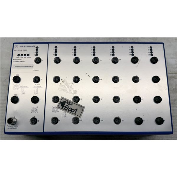 Hirschmann #OCTOPUS OS20-002800T5T5T5-TBBY999GMSE3S Managed IP67 Ethernet Switch