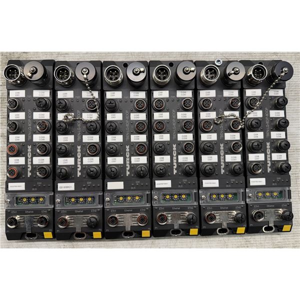 Lot of (6) Turck #TBEN-LG-8DIP-8DOP Modules