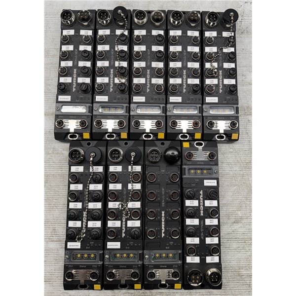 Lot of (9) Turck #TBEN-LG-16DIP Modules