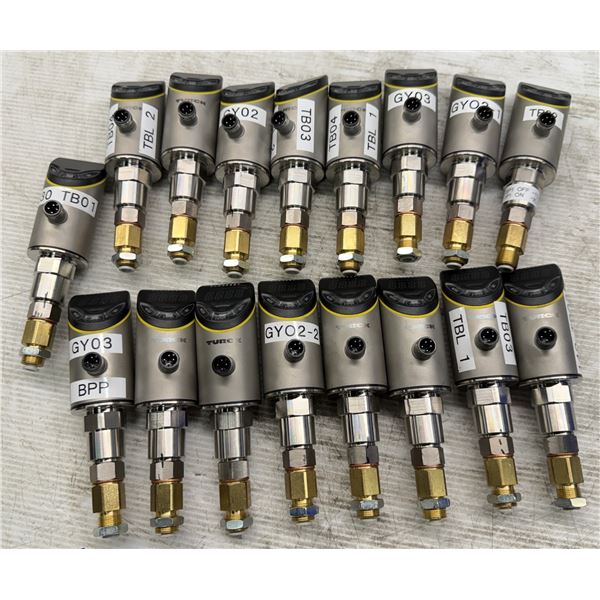 Lot of (17) Turck #PS310-1V-01-2UPN8-H1141/X Pressure Sensors