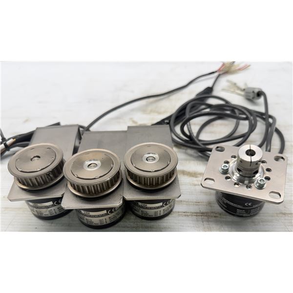 (4) Omron Rotary Encoders 3-#E6C3-CWZ-3XH & 1-#E6C2-CWZ6C