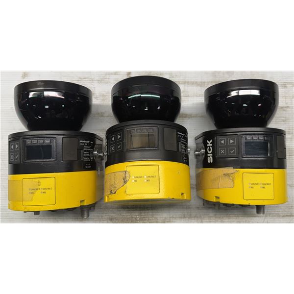 (3) Sick #1075845 / MICS3-ABAZ40IZ Micro Scan 3 4.0m Field Range Safety Laser Scanners