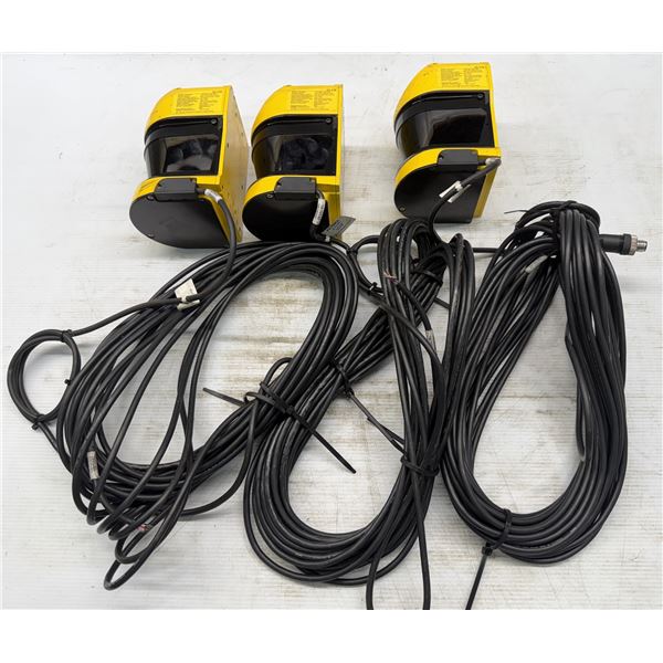 (3) Sick #SZ-01S Safety Laser Scanners w/Cables