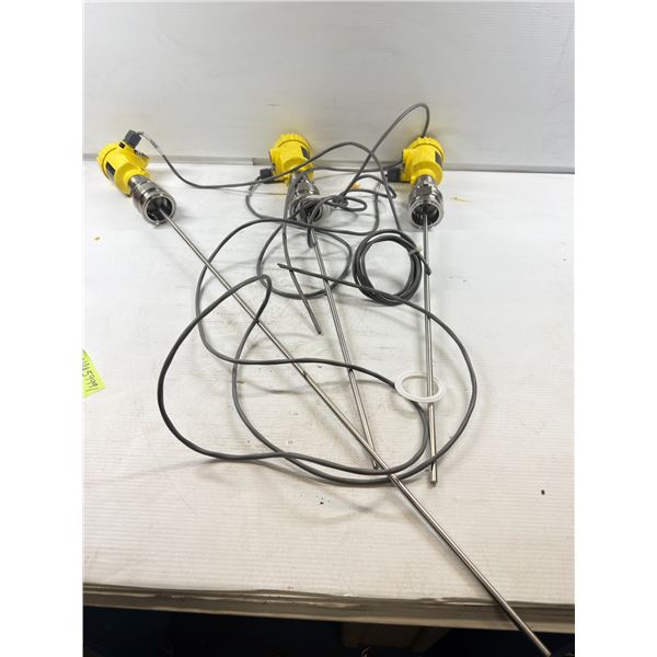 Lot of (3) VEGAFLEX 81 / #FX81FCETHHHXKNXX w/ Probes